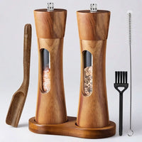 SEASONCRAFT – Salt & Pepper Mill with Adjustable Grind for Precise Seasoning