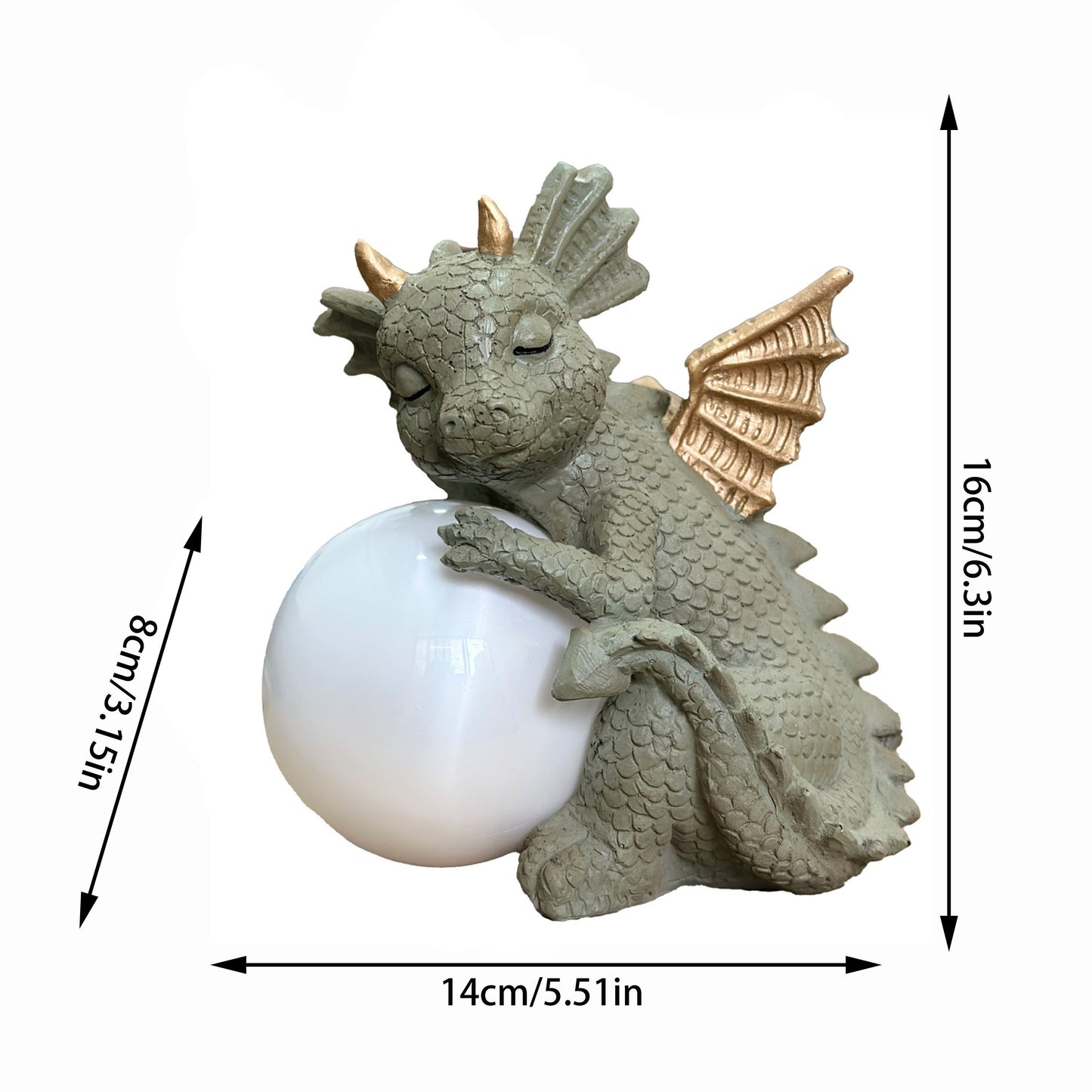 DINOGLOW – Solar Meditation Dinosaur Statue Light