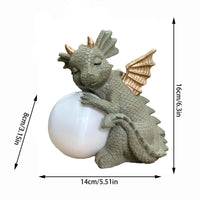 DINOGLOW – Solar Meditation Dinosaur Statue Light