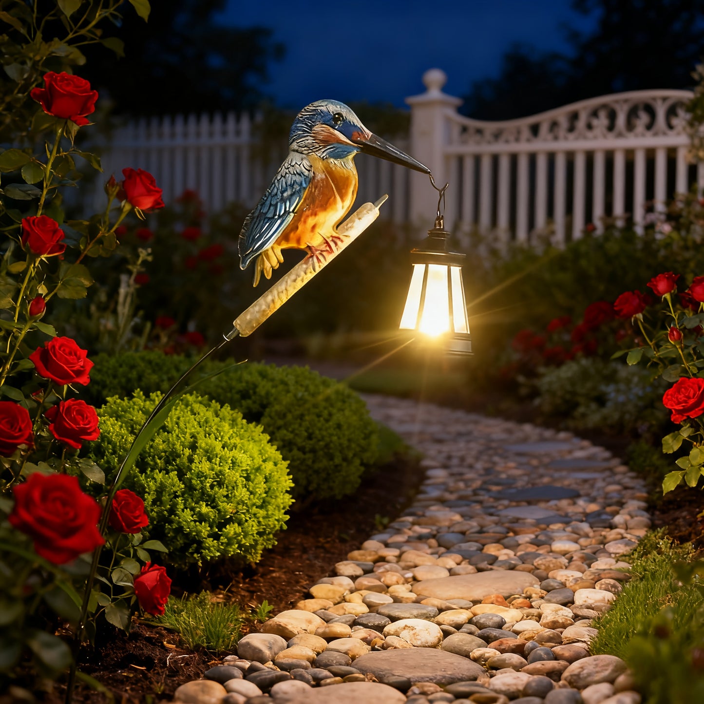 HUMMIGLOW – Solar Hummingbird Lantern Garden Hanging Light