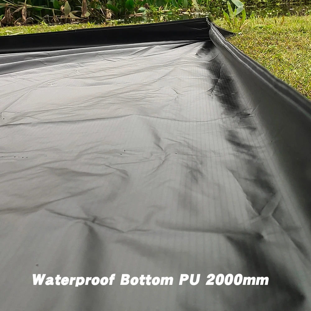 3D Waterproof Camping Mat - Durable Oxford Fabric, Raised Edges, Includes Storage Bag 4