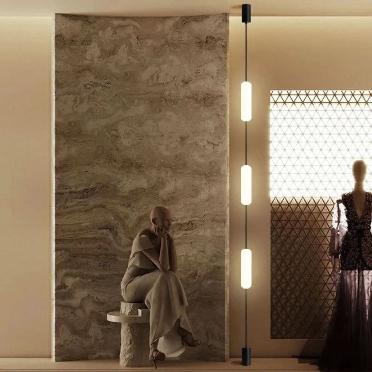 VERTIGLOWIX – Slim Vertical Lamp for Sophisticated Ambient Lighting