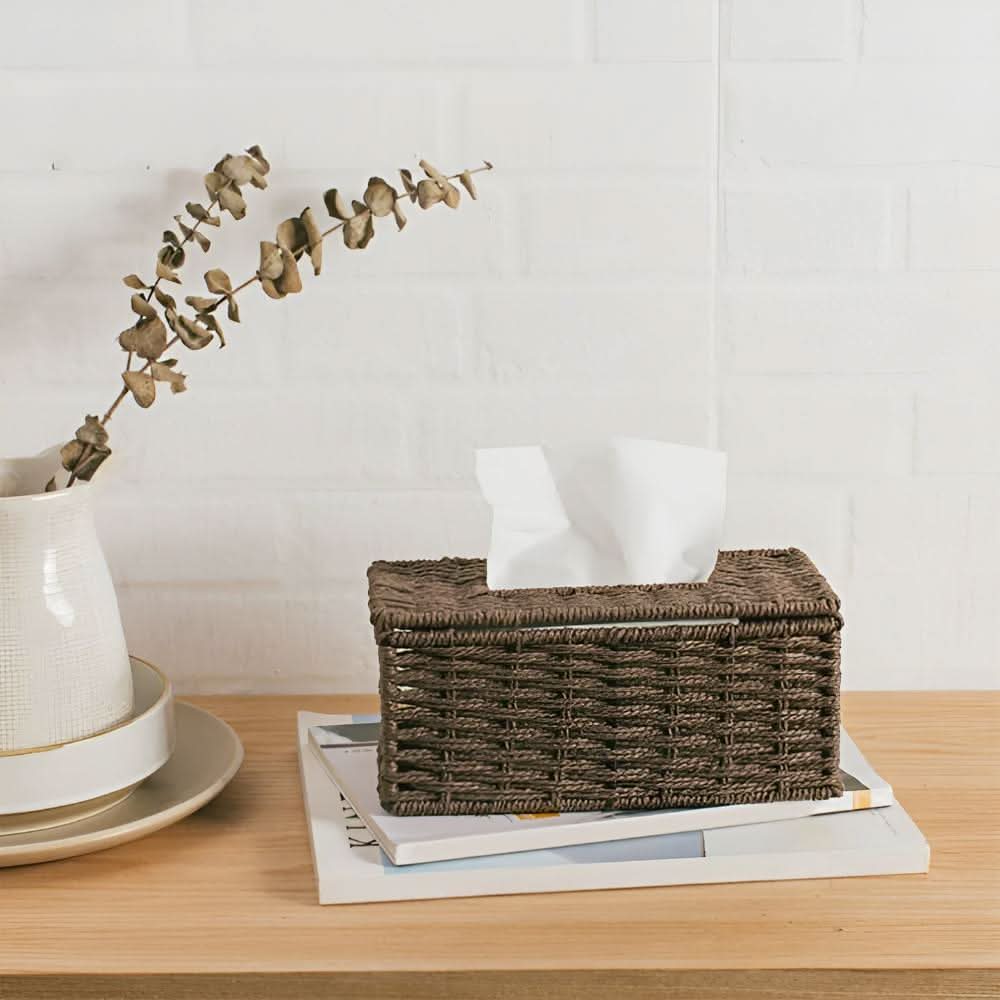 TISSBASKORA – Dispenser decorativo per fazzoletti, per un accogliente arredamento del soggiorno