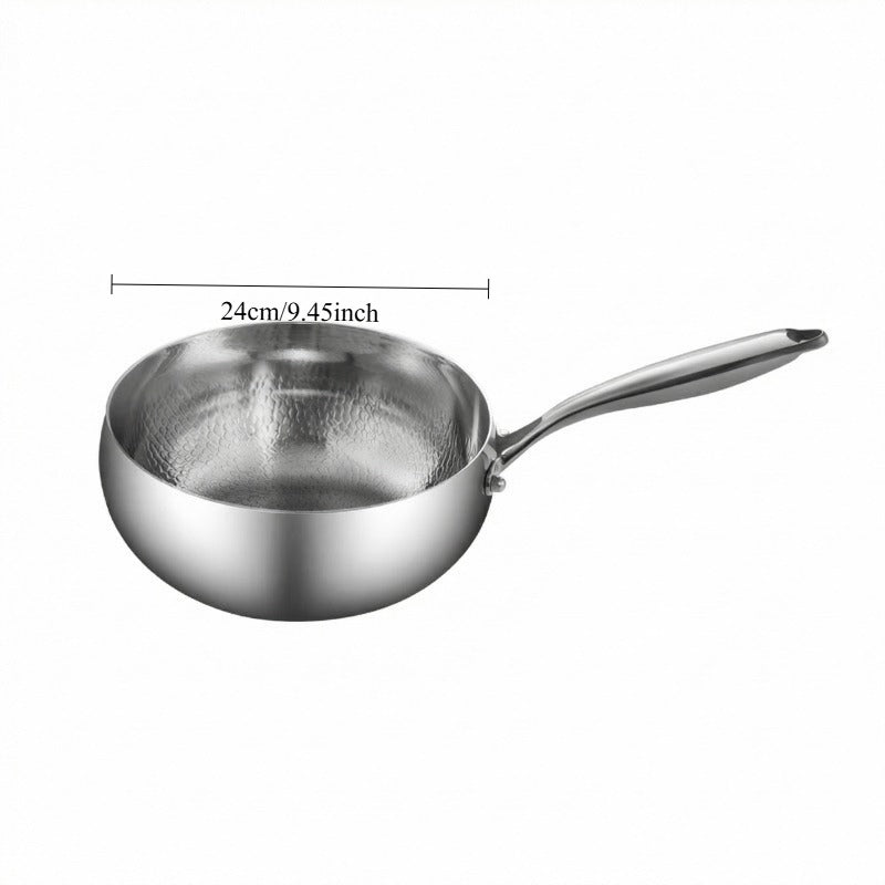 STIRLIVA – Hammered Deep Skillet for Induction & Gas Stoves