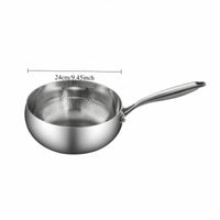 STIRLIVA – Hammered Deep Skillet for Induction & Gas Stoves