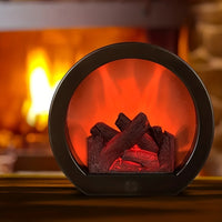 FLAMEORA – Dual-Power Fireplace Decorative Light for Ambient Indoor Atmosphere and Holiday Decor