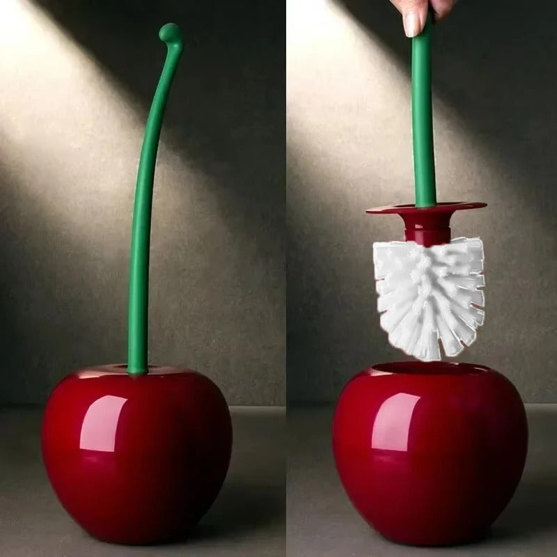 CHERRICLEAN – Cherry Shape Toilet Brush Holder Set
