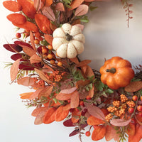 FALLBELLE – Pumpkin Wreath for Graceful Seasonal Charm