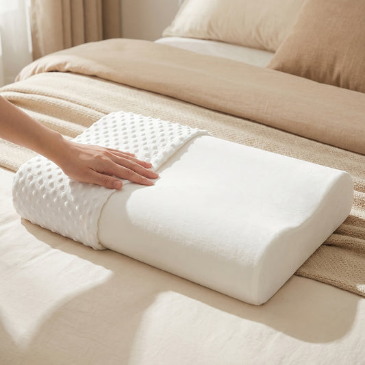 SERENITYFLOW – Memory Foam Neck Pillow for Deep Relaxation