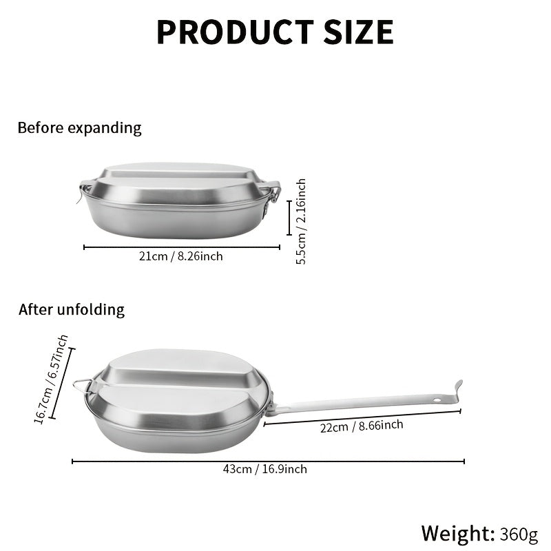 MEALTREK – Stainless Steel Camping Lunch Box