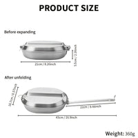 MEALTREK – Stainless Steel Camping Lunch Box