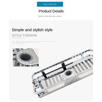 RODVAULT – Adjustable Shower Rod Storage Shelf Organizer