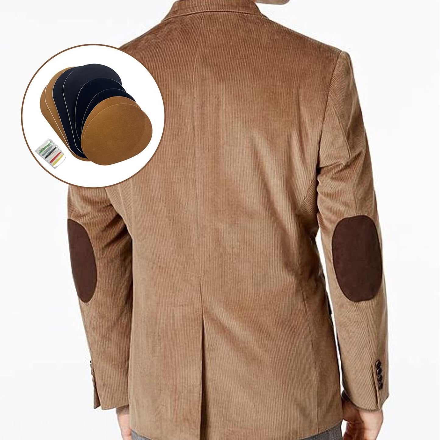 SUEDEFLOW – Oval Repair Patches for Jackets & Sweaters