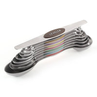 MEASURIX – Magnetic Stainless Steel Measuring Spoons Set