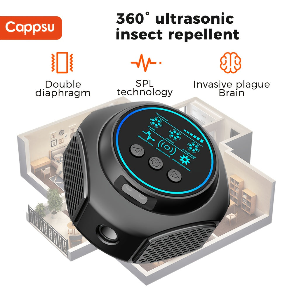 RODENTFLOW – 360° Ultrasonic Pest Repeller for Home & Attic Use