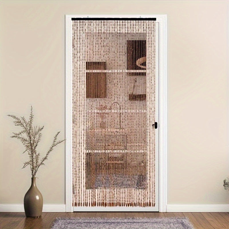 BEADFLOW – Decorative Bamboo Curtain for Windows, Cabinets & Aisles