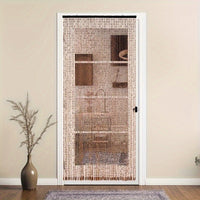 BEADFLOW – Decorative Bamboo Curtain for Windows, Cabinets & Aisles