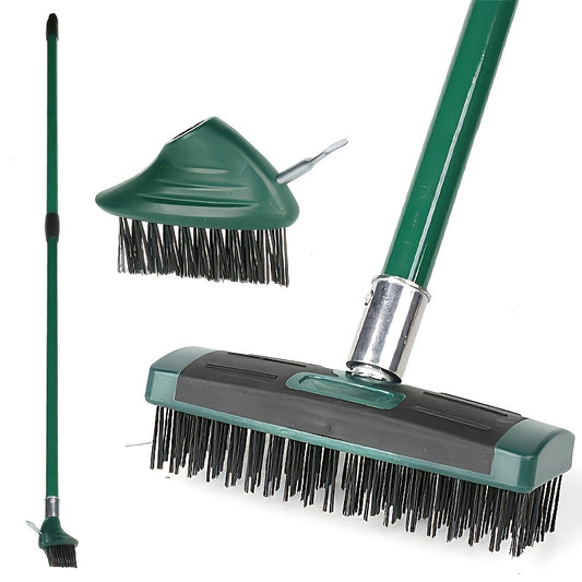 BRUSHORA – 3-in-1 Telescopic Wire Weeding Brush for Patio & Garden Cleaning