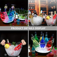 FROSTVAULT – Acrylic Ice Bucket for Stylish Beverage Cooling and Easy Party Serving