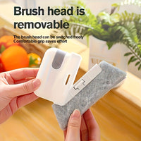 CREVICLEAN – Handheld Multi-Surface Cleaning Brush with Grooves & Crevice Tool