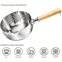TOKYOVAULT – Elegant Stainless Steel Skillet for Versatile Cooking