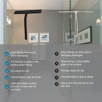 CLEARWIPE – Silicone Shower Squeegee Streak Free Cleaner