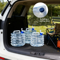 WATERFLOW – Foldable Water Storage Container with Sealed Lid for Camping