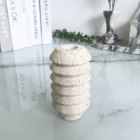 ROMAN TRAVERTINE – Natural Marble Candle Holder