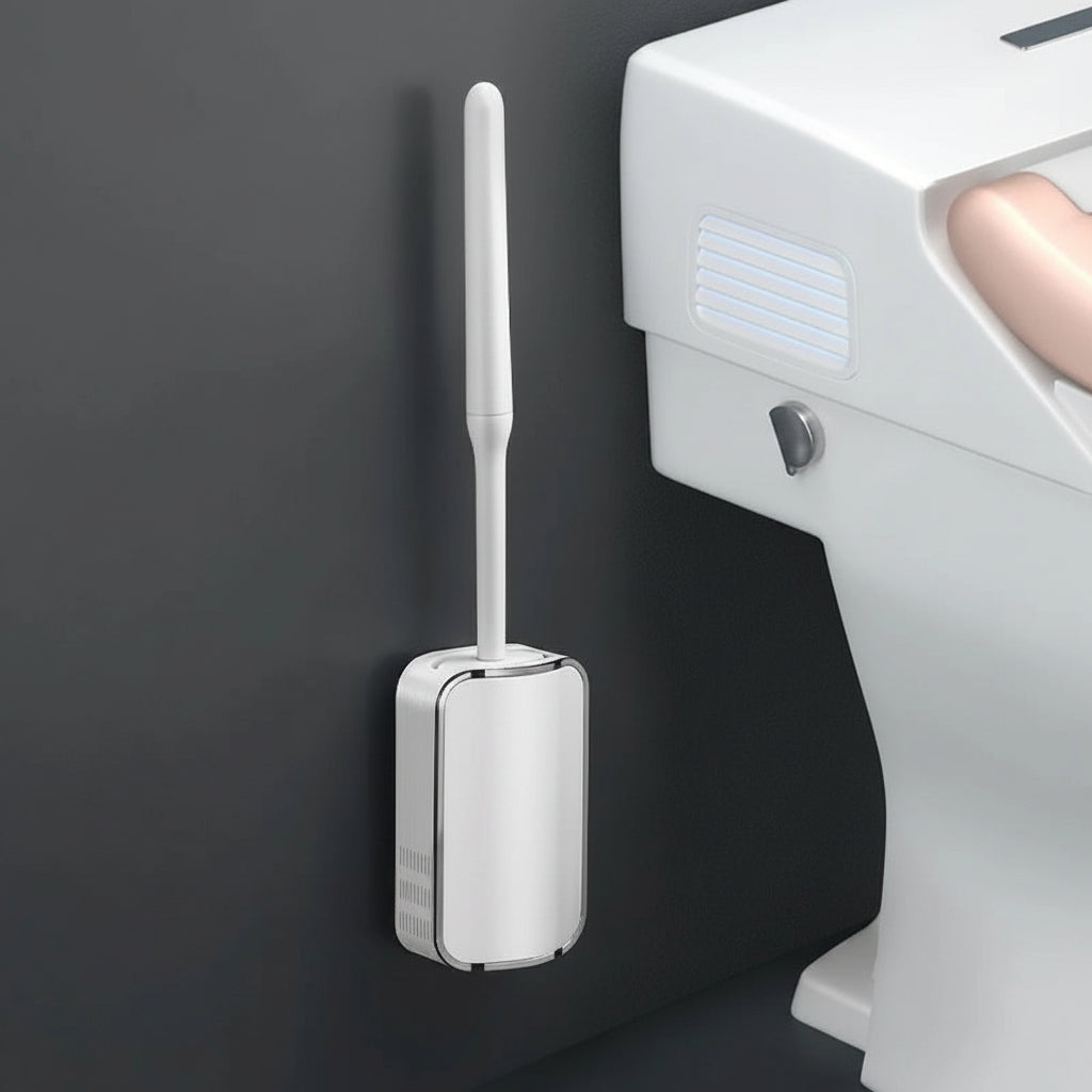 LUXCLEANSE – Wall Mounted Quick Dry Toilet Brush Set