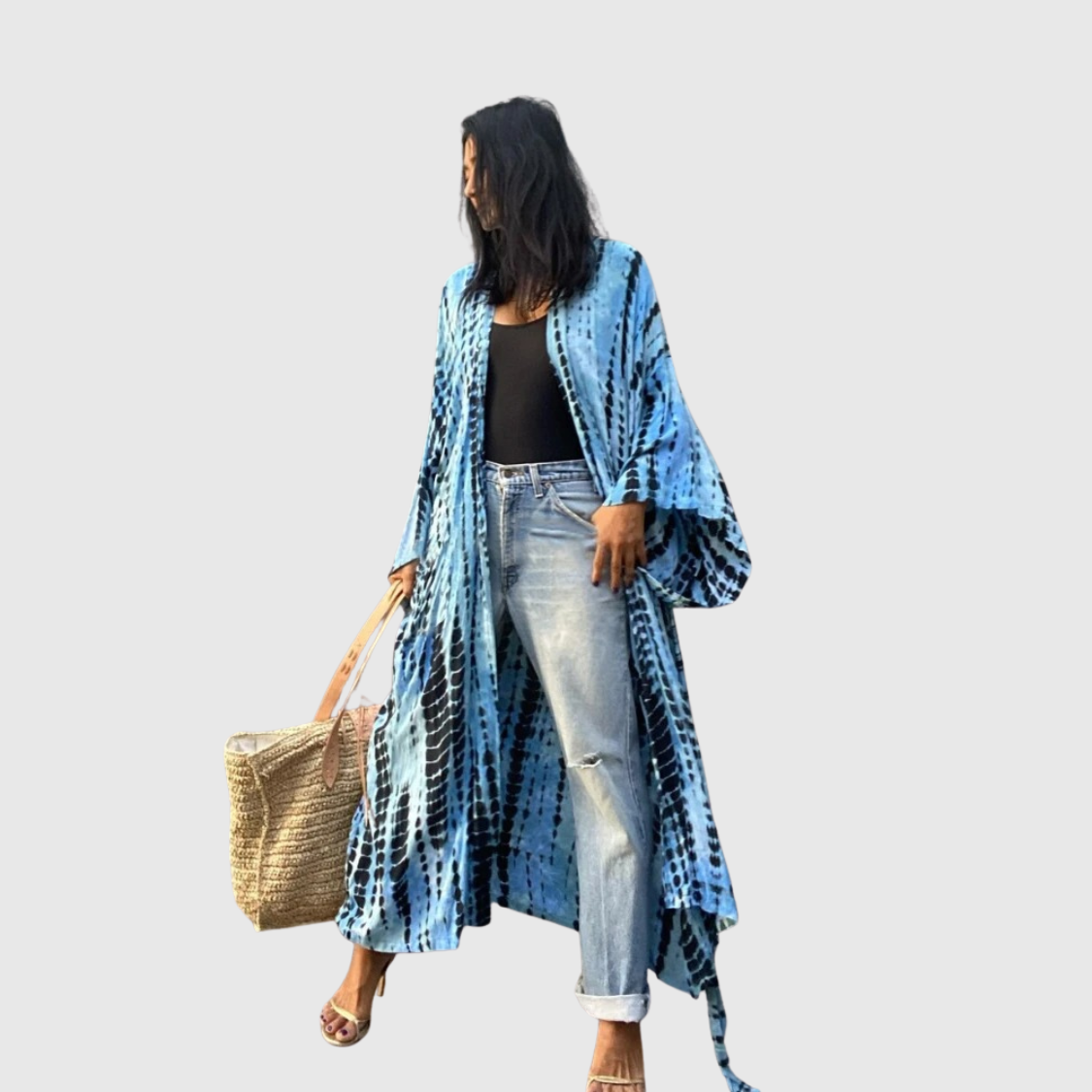 OCEANVEIL – Tie Dye Beach Cover Up Kimono