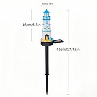LIGHTHAVEN – Solar Outdoor Lighthouse Decorative Garden Lamp