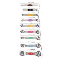 MEASURIX – Magnetic Stainless Steel Measuring Spoons Set