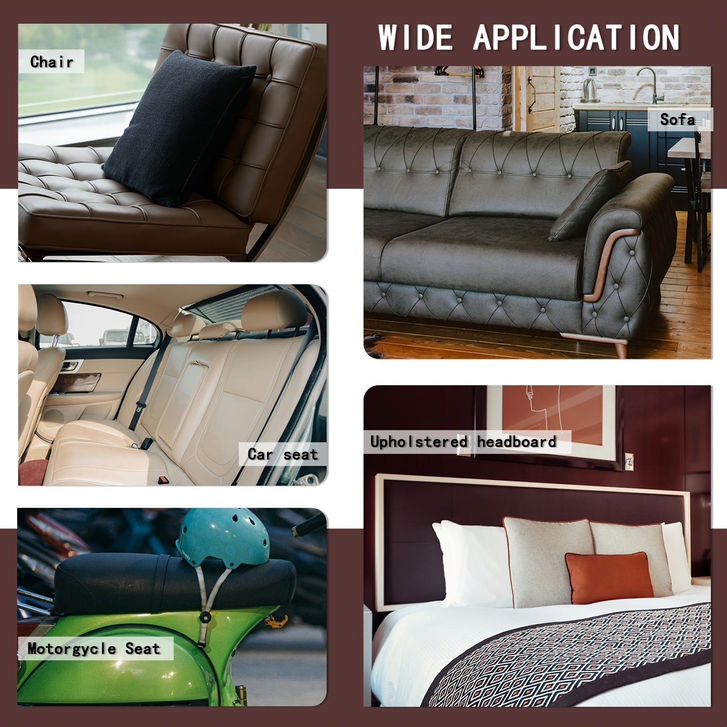 VINYLNEST – Wide Adhesive Repair Patch for Chairs & Cushions
