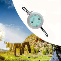 DRYFLOW – Adjustable Camping Clothesline Rope for Outdoor Travel