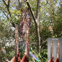 NATURELIVA – Decorative Owl Bird Deterrent for Outdoor Spaces
