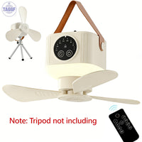 LIGHTBREEZE – Camping Fan Lantern for Outdoor & Indoor Use