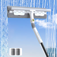 AQUASWIPE – 360° Rotating Glass Squeegee with Long Handle