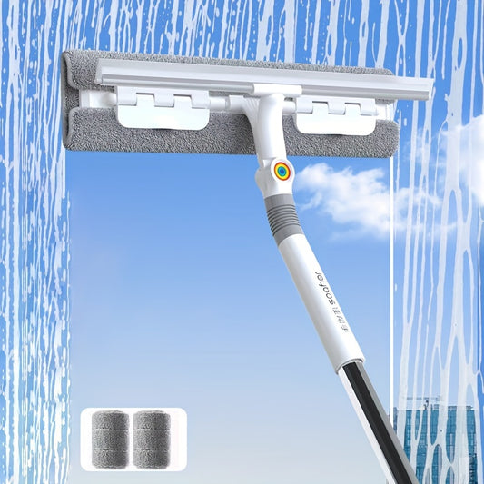 AQUASWIPE – 360° Rotating Glass Squeegee with Long Handle