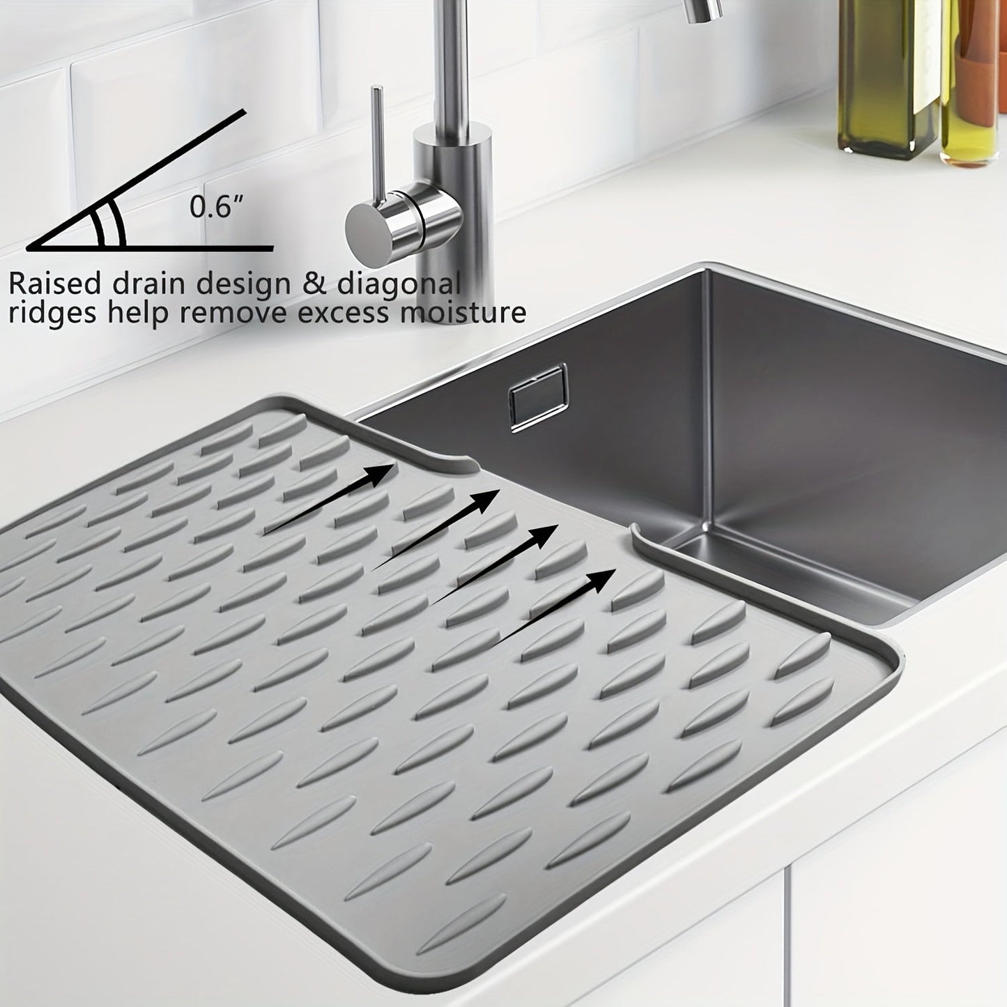 DRAINFLOW – Kitchen Drain Drying Mat