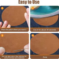 SUEDEFLOW – Oval Repair Patches for Jackets & Sweaters
