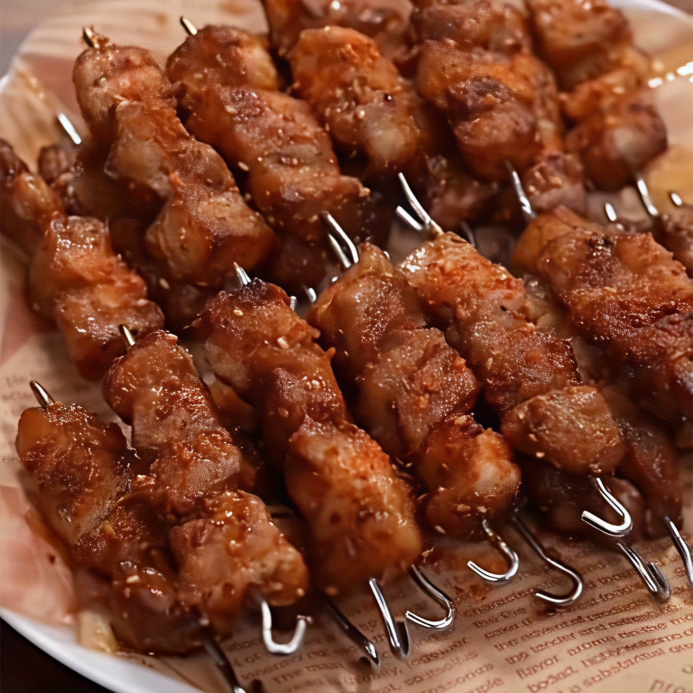 GRILLTOWER – Stainless Steel Vertical Skewer Rack Set