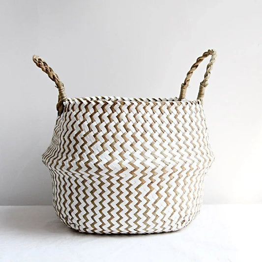 NATURWEAVE – Wicker Storage Basket Boho Organizer