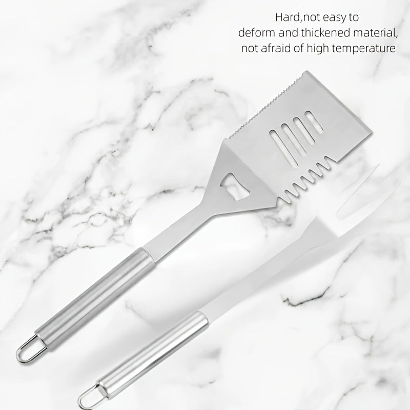 GRILLMASTER – Stainless Steel BBQ Tool Set with Carry Case