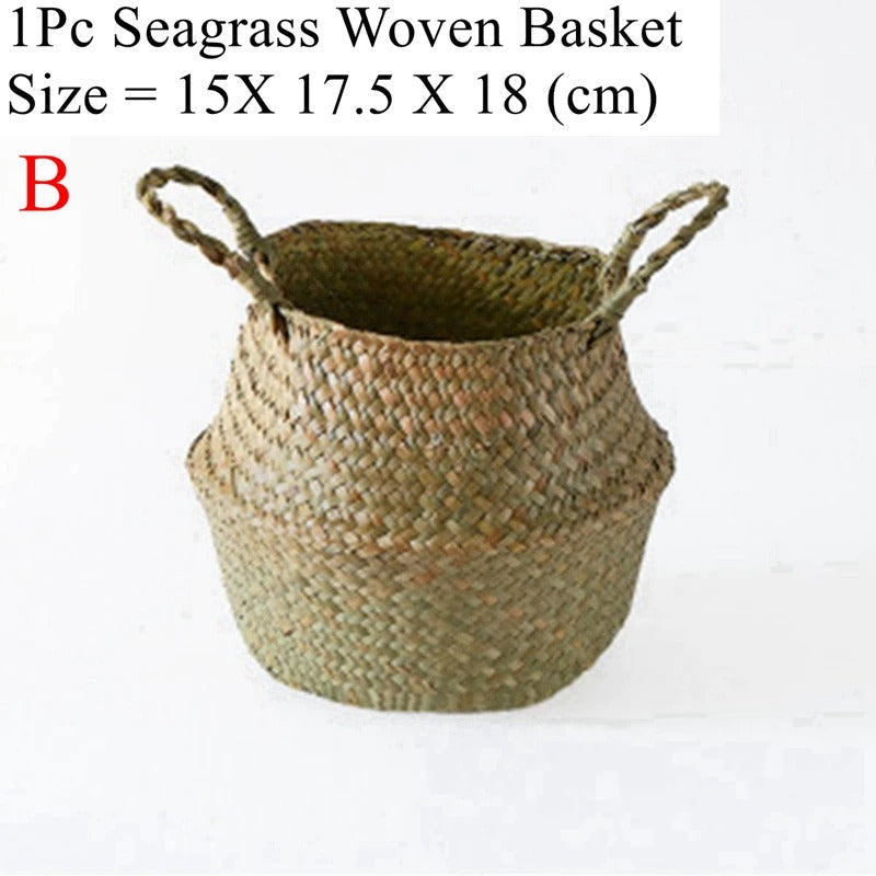 EARTHWEAVE – Seagrass Woven Storage Basket