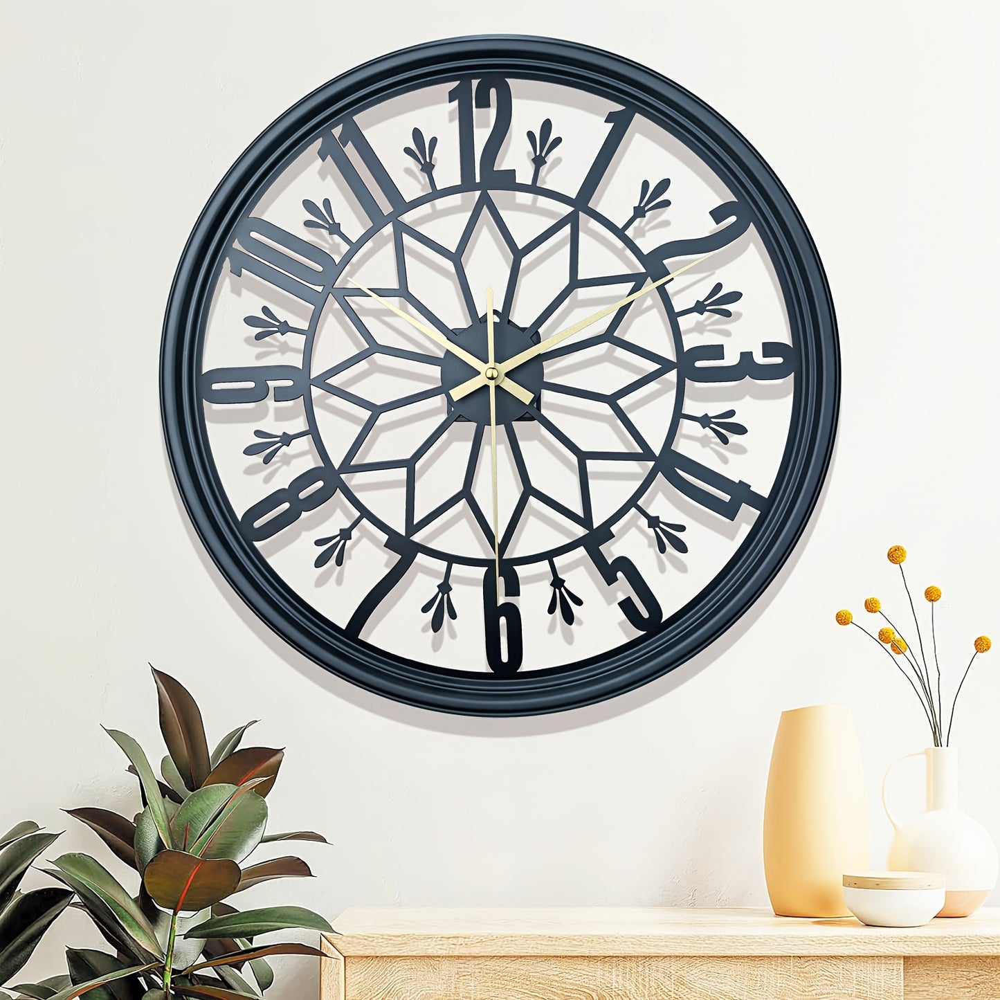 Scandia 40 cm Modern Iron Art Wall Clock