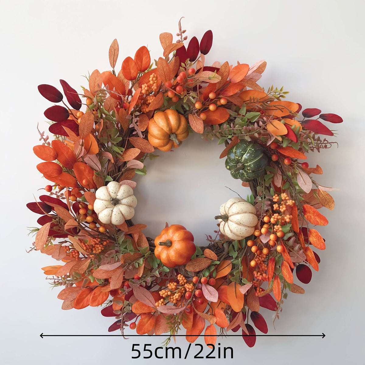 FALLBELLE – Pumpkin Wreath for Graceful Seasonal Charm