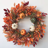 FALLBELLE – Pumpkin Wreath for Graceful Seasonal Charm