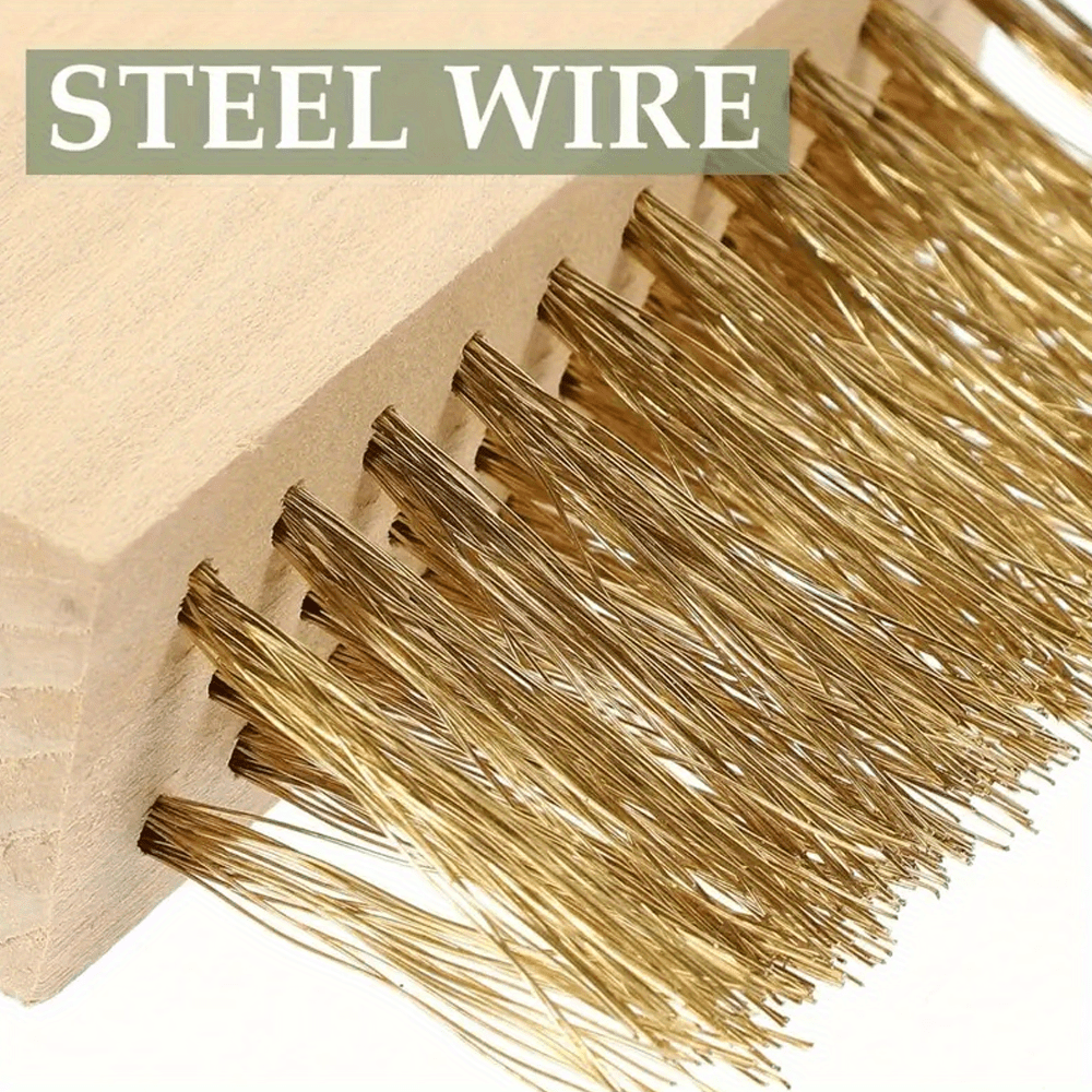 WEEDRAKE – Manual Crevice Weeding Tool with Long Handle Wire Scraper