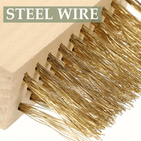 WEEDRAKE – Manual Crevice Weeding Tool with Long Handle Wire Scraper