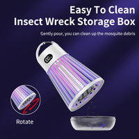 ZAPFLOW – Cordless Mosquito Zapper with Hanging Hook Design